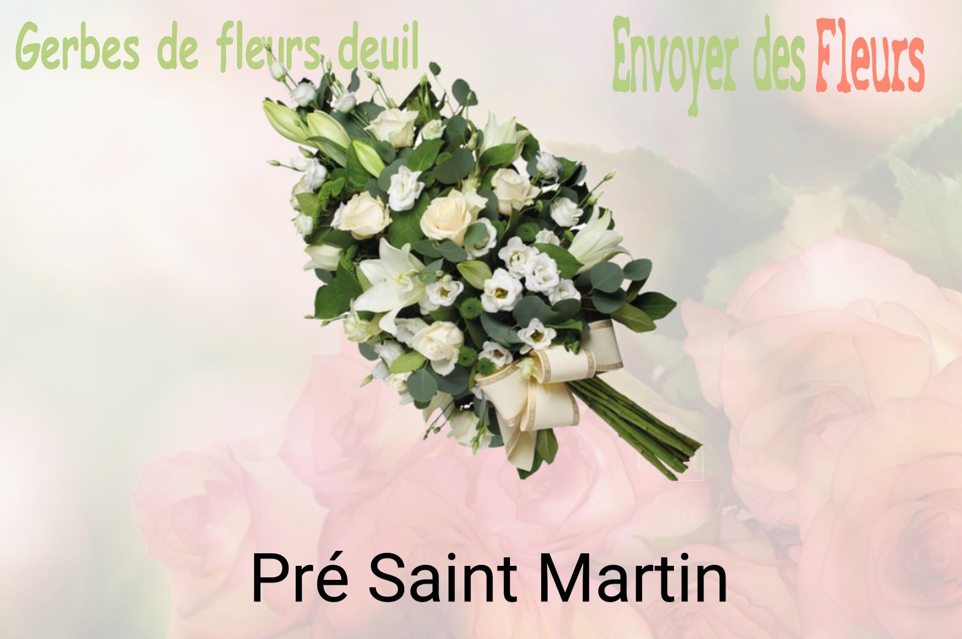 Gerbe de fleurs de deuil livrée à Pré-Saint-Martin